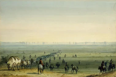 Escena de la pradera: Espejismo