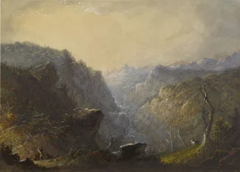 Paisaje salvaje (preparación de un escondite)