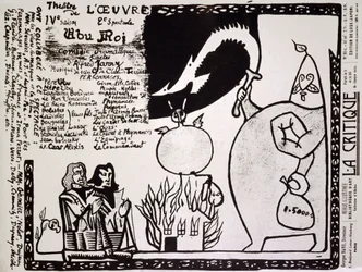 Rey Ubu. 1896 (cartel)