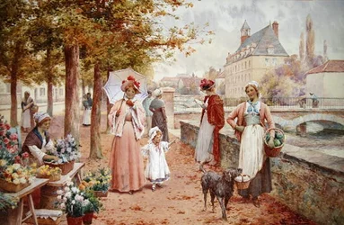 La vendedora de flores