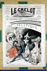 Portada de “Le Grelot”, número 166, Satírico en Colores