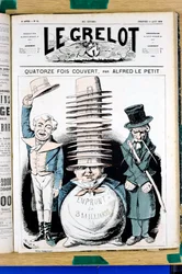 Portada de "Le Grelot", número 70, Satírico en Colores