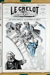 Portada de "Le Grelot", número 81, Satírico en Colores