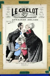 Portada de "Le Grelot", número 697, Satírico en Colores
