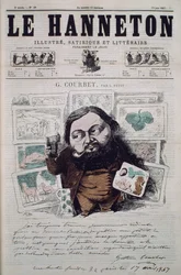 Gustave Courbet, ilustración de portada de la revista 