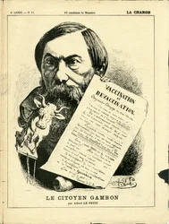 Ilustración en La Charge (1870), No. 11
