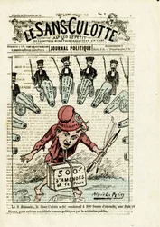 Ilustración para la portada de Le Sans-culotte, No. 7