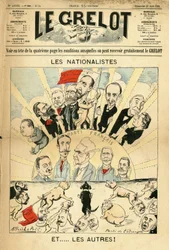 Ilustración de Alfred Le Pepetit (1841-1909) para la Portada de Le Grelot