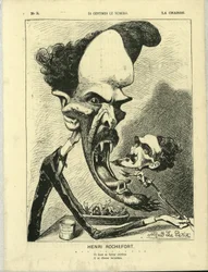 Ilustración de Alfred Le Pete (1841-1909) en La Charge (1870), No. 3
