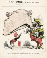 La Charge (1870), número 6, Satírico en Colores