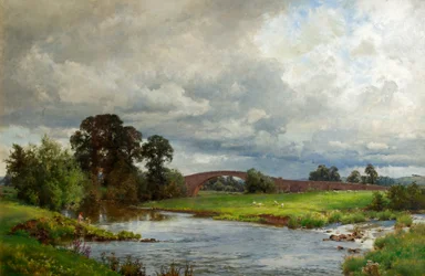 Thorverton Bridge (Óleo sobre lienzo)