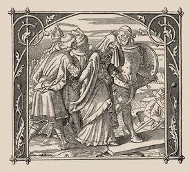 Los Nibelungos. Despedida de Kriemhild, 1840-1841