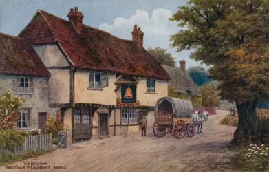 La posada Bell en Waltham St Laurence, Berks