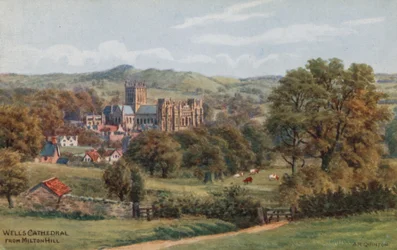 Catedral de Wells, desde Milton Hill