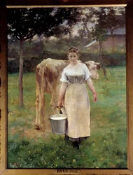 Manda Lamétrie, la criada de granja, 1887, 2,14 x 1,61 m, París, Musée d