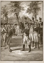 Encuentro de Washington y Rochambeau, pub. 1896