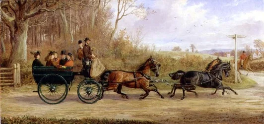 Un freno y cuatro yendo a una reunión