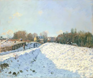 Efecto de nieve en Argenteuil, 1874