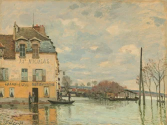 Inundación en Port-Marly, 1872