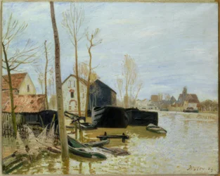 Inundaciones en Moret-sur-Loing