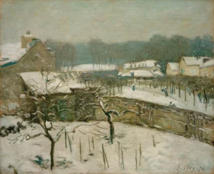 Louveciennes en la nieve