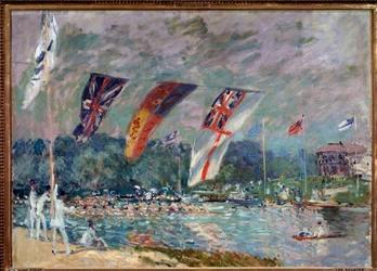 Regata en Molesey, Inglaterra