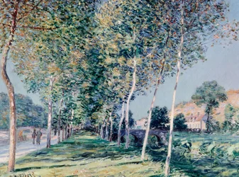 Camino de Louveciennes de Alfred Sisley (1839-1899)