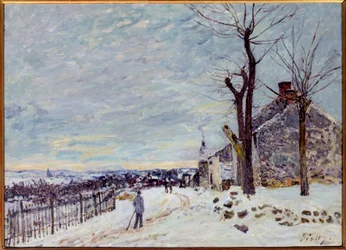 Clima nevado en Veneux-Nadon