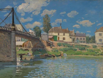 El puente en Villeneuve-la-Garenne