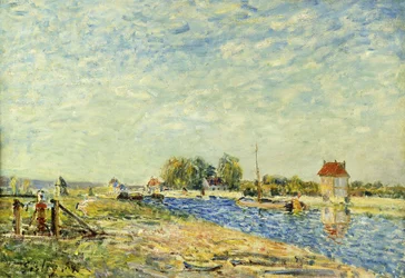 El canal de Loing, 1884