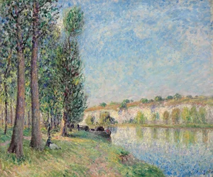 El Loing en Moret; Le Loing a Moret, 1885