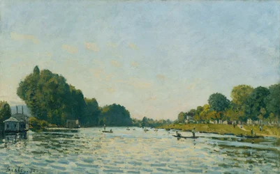 El Sena en Bougival, 1872