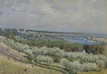 La terraza en Saint-Germain, primavera