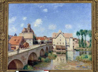 El puente de Moret en 1893 (pintura de Alfred Sisley)