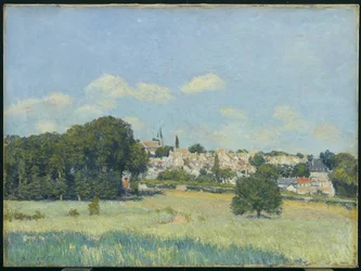 Vista de Marly-le-Roi, efecto de sol, 1876