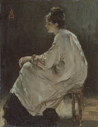 Niña sentada, 1843-1906