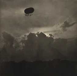 Un Dirigible, publicado en octubre de 1911 (fotograbado)