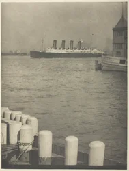Rumbo a alta mar, el Mauretania, 1910.