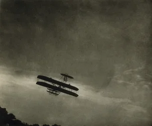 El avión, publicado en octubre de 1911 (fotograbado)