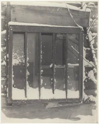 Ventana: Madera, Vidrio, Nieve