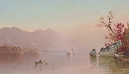 Niebla otoñal, Lago George