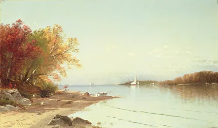 Bahía de Narragansett, otoño, Rhode Island