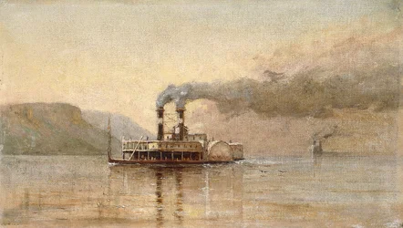 La ciudad de Saint Paul, Dubuque, c.1866