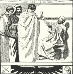 Aníbal suicidándose tomando veneno, c.181 a.C.