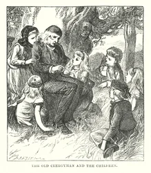 Hans Christian Andersen: La dríade (litografía)