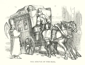 Hans Christian Andersen: Twelve By The Mail (litografía)