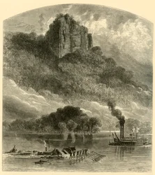 Chimney Rock, cerca de Fountain City, 1874