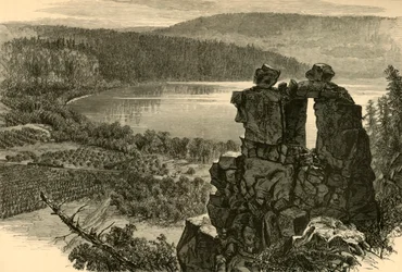Puerta del Diablo, Lago del Diablo, Wisconsin, 1874