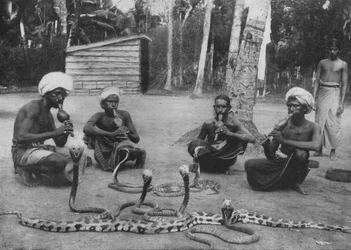 Encantadores de serpientes, c1890, 1910