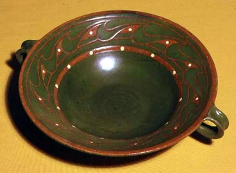 Cuenco de loza, 1897-1900